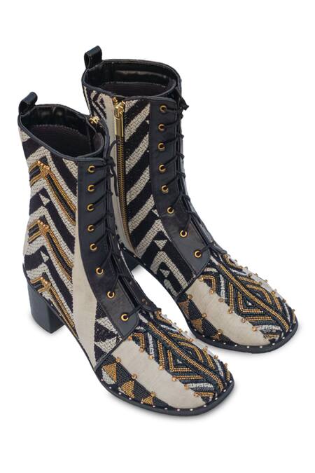 Buy_Sole House_Black Bead Dakota Embroidered Boots 