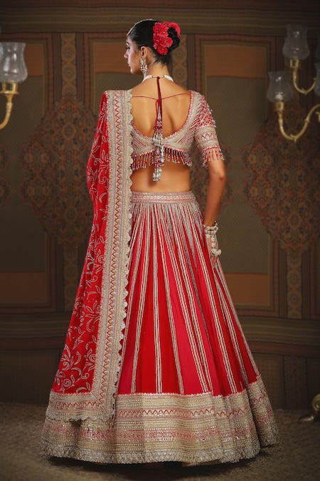 Shikhar Sharma Rafflesia Gul Embroidered Bridal Lehenga Set 