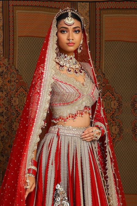 Top 15 bridal lehengas worn by Nimrit Kaur Ahluwalia | Times of India