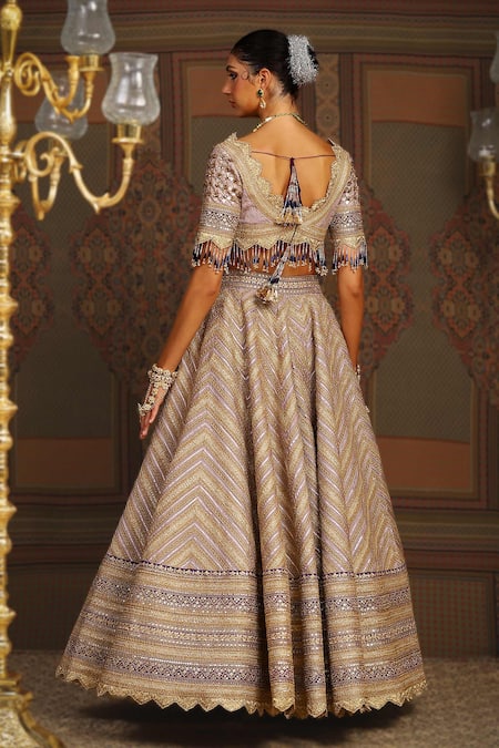 Shikhar Sharma Grade Insignia Embroidered Bridal Lehenga Set 