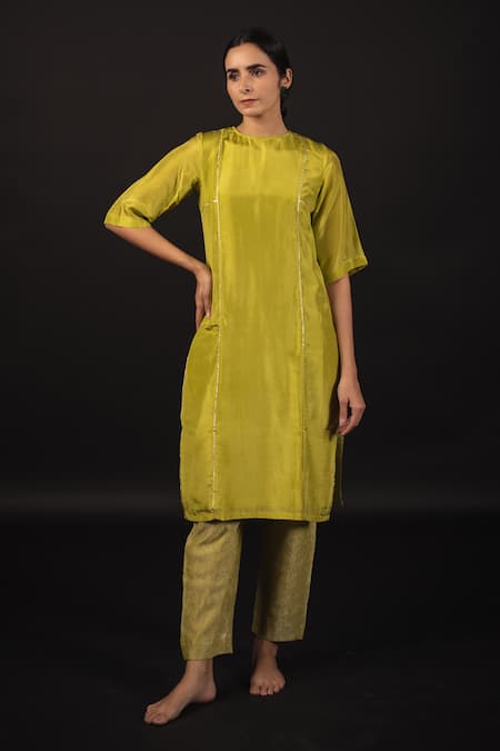 Avaasya Jaipur Gota Patti Work Kurta & Pant Set 