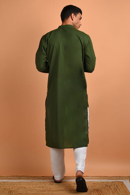 Kalp Mystic Sage Elegance Cotton Kurta Set 