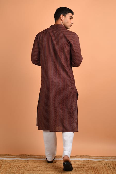 Kalp Kantha Serenity Cotton Kurta Set 