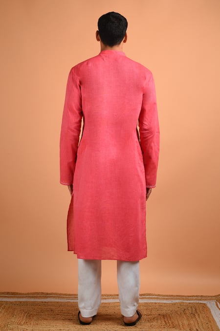 Kalp Rose Radiance Cotton Kurta Set 