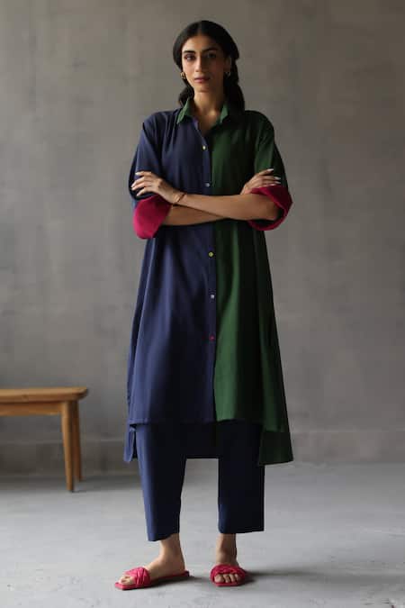 ROZA Shades Of Dusk Kurta & Pant Set 