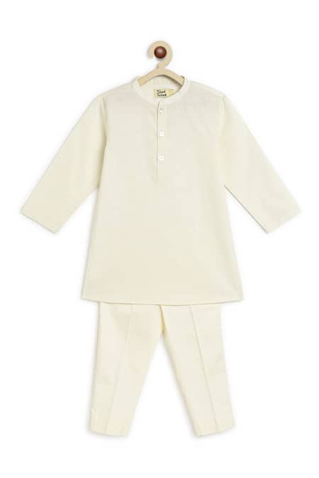 Tiber Taber Black Silk, Cotton Solid Sherwani Pant Set at Aza Fashions Tiber Taber_Black Silk, Cotton Solid Sherwani Pant Set _at_Aza_Fashions