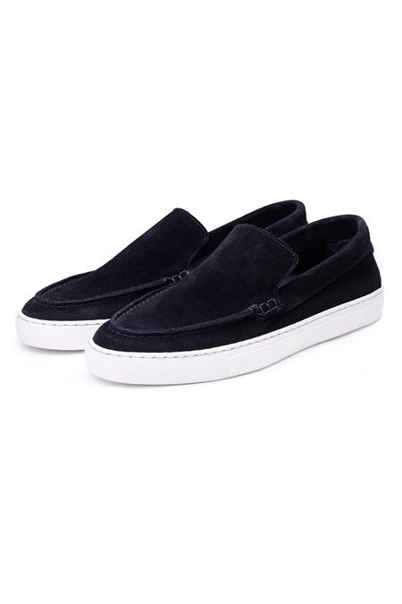 Shutiq Black Otimo Suede Sneakers Online at Aza Fashions Shutiq_Black Otimo Suede Sneakers _Online_at_Aza_Fashions