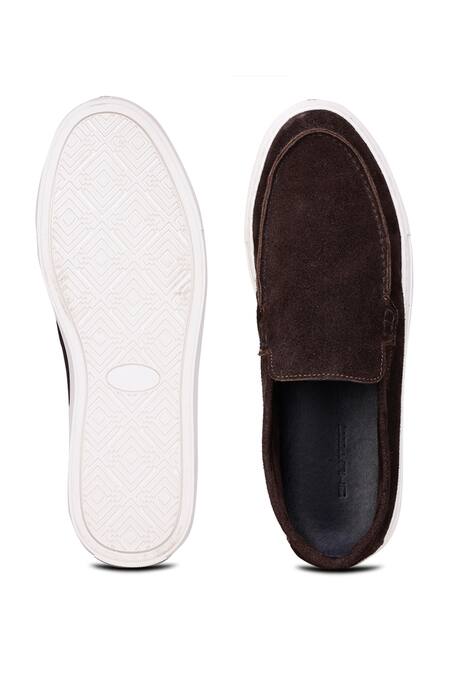 Shop Shutiq Brown Otimo Matte Sneakers at Aza Fashions Shop_Shutiq_Brown Otimo Matte Sneakers _at_Aza_Fashions