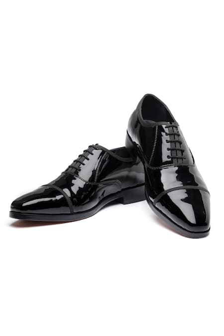 Shutiq Black Patent Leather Shoes 