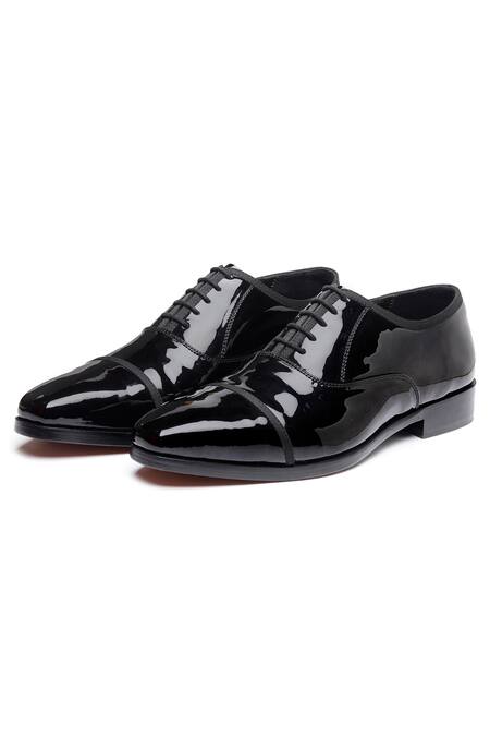 Shutiq Black Patent Leather Shoes Online at Aza Fashions Shutiq_Black Patent Leather Shoes _Online_at_Aza_Fashions