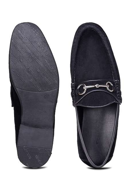 Shop Shutiq Black Embellished Suede Shoes at Aza Fashions Shop_Shutiq_Black Embellished Suede Shoes _at_Aza_Fashions