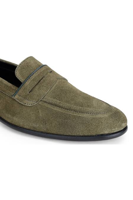 Buy Shutiq Green Basil Rawhide Cutwork Shoes Online at Aza Fashions Buy_Shutiq_Green Basil Rawhide Cutwork Shoes _Online_at_Aza_Fashions