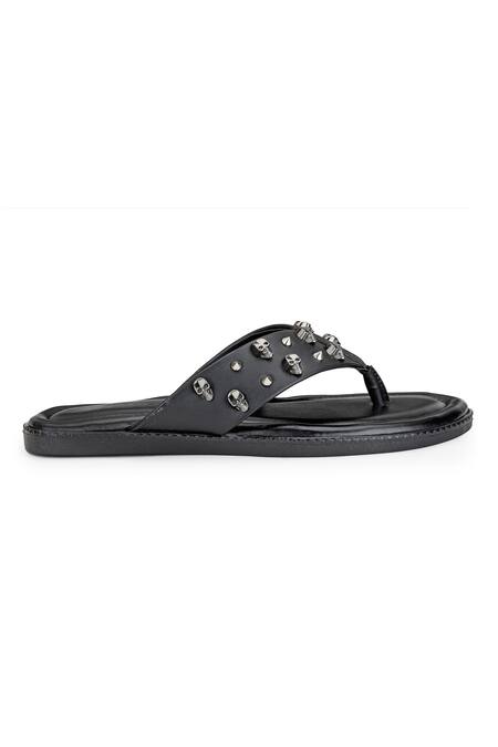 Studded slippers hot sale