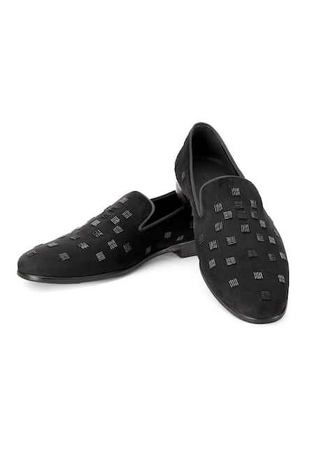 SHUTIQ Buraad Cutdana Embellished Shoes 