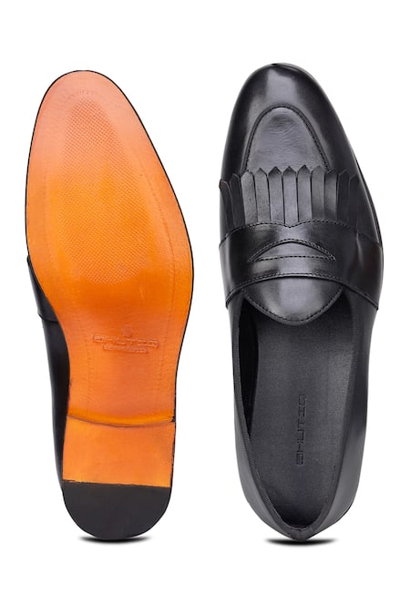 Shop Shutiq Black Abete Coal Leather Shoes at Aza Fashions Shop_Shutiq_Black Abete Coal Leather Shoes _at_Aza_Fashions