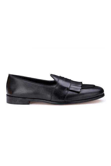 Shutiq Black Abete Coal Leather Shoes Online at Aza Fashions Shutiq_Black Abete Coal Leather Shoes _Online_at_Aza_Fashions