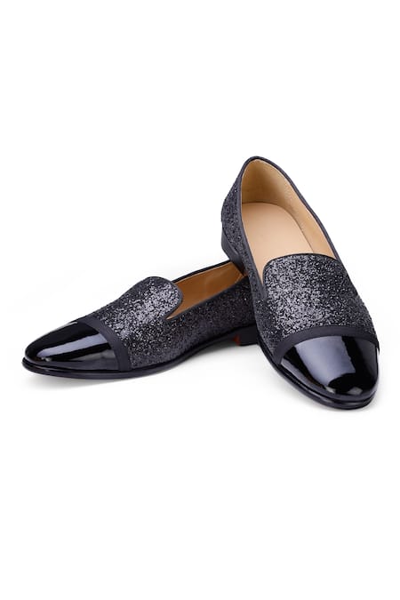 SHUTIQ Alfari Coal Shimmer Shoes 