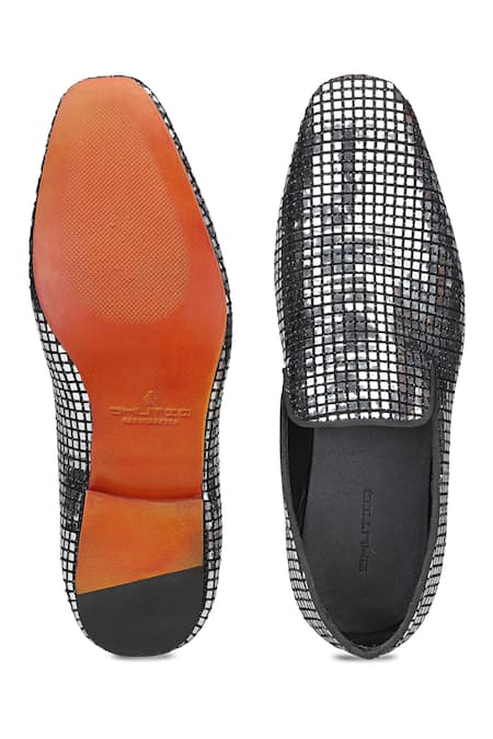 Shop Shutiq Grey Jackson Sterling Textured Suede Shoes at Aza Fashions Shop_Shutiq_Grey Jackson Sterling Textured Suede Shoes _at_Aza_Fashions