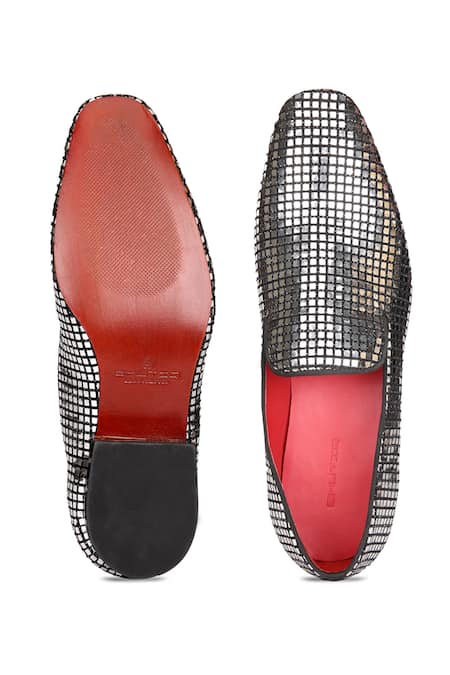 Shop Shutiq Grey Jackson Sterling Guam Textured Suede Shoes at Aza Fashions Shop_Shutiq_Grey Jackson Sterling Guam Textured Suede Shoes _at_Aza_Fashions