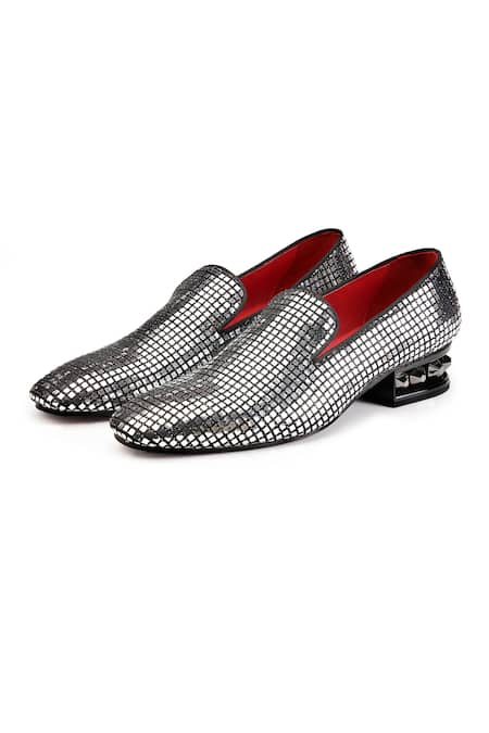 Buy Shutiq Grey Jackson Sterling Guam Textured Suede Shoes Online at Aza Fashions Buy_Shutiq_Grey Jackson Sterling Guam Textured Suede Shoes _Online_at_Aza_Fashions