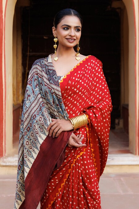 Jaipur kota printed sarees price : 1850/- | 8886222579 | free shipping |no  return - YouTube