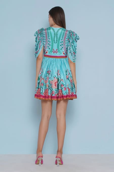 Limerick By Abirr N' Nanki Colet Floral Chintz Print Dress