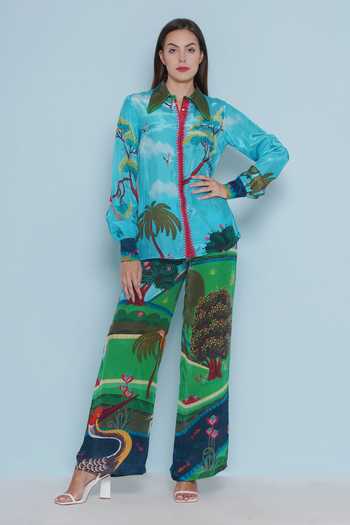 Limerick By Abirr N' Nanki Daze Botanical Print Shirt 