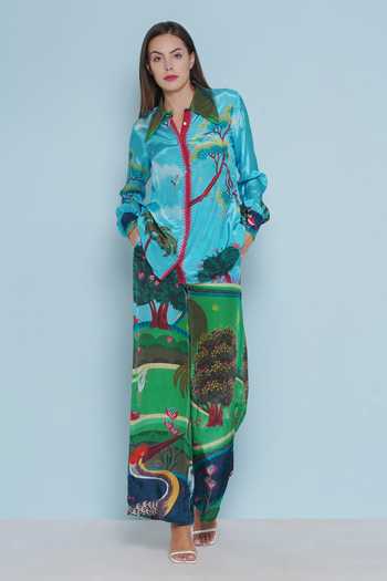 Limerick By Abirr N' Nanki Daze Botanical Print Shirt 