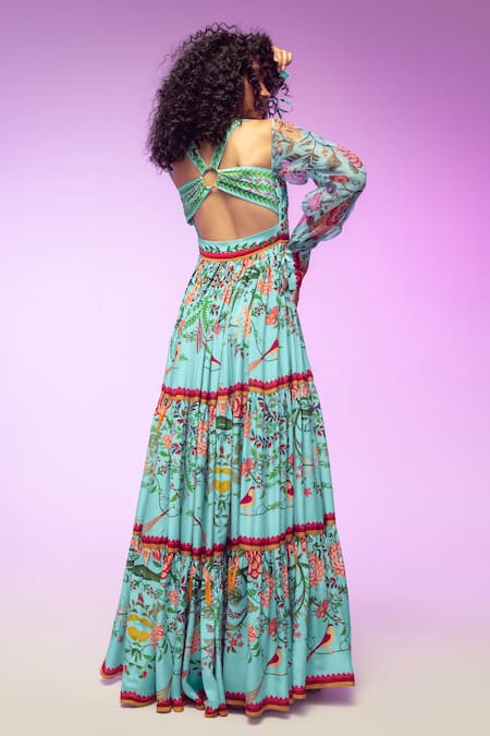 Limerick By Abirr N' Nanki Enisa Garden Print Dress