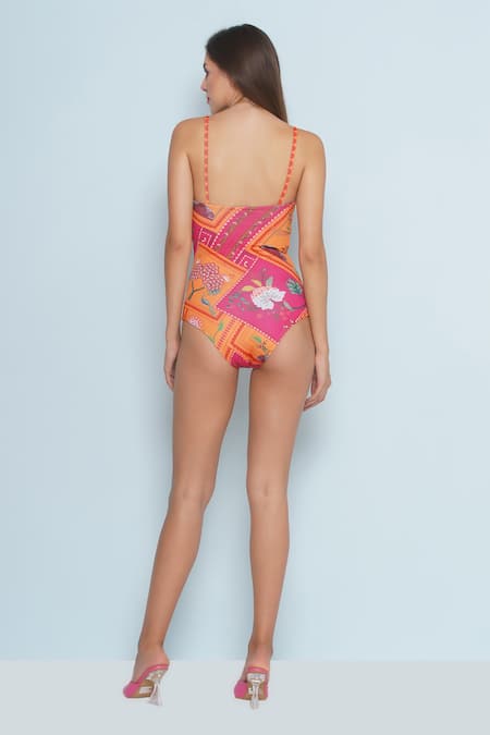 Limerick By Abirr N' Nanki Syn Bloom Print Monokini 