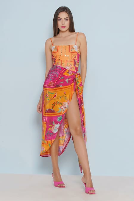 Limerick By Abirr N' Nanki Zi Persian Fleur Art Print Cover Up 