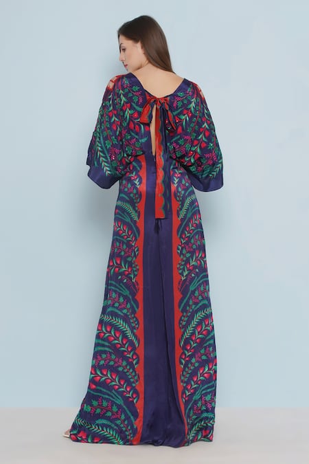 Limerick By Abirr N' Nanki Sophi Floral Vine Print Jumpsuit 