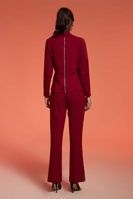 Enness Studio Pandora Peplum Top & Pant Co-ord Set 