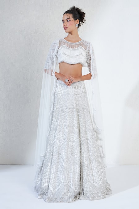 Ridhimaa Gupta Celeste Crystal Embellished Bridal Lehenga Set 