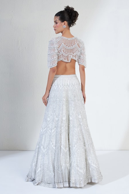 Ridhimaa Gupta Celeste Crystal Embellished Bridal Lehenga Set 