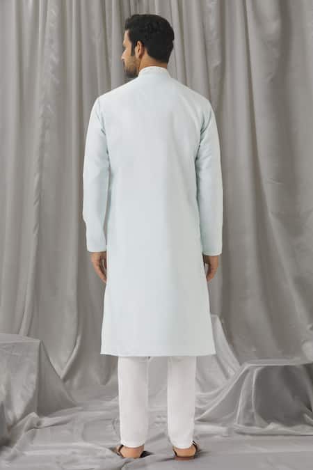 Aariyana Couture Straight Mirror Work Kurta With Pant 