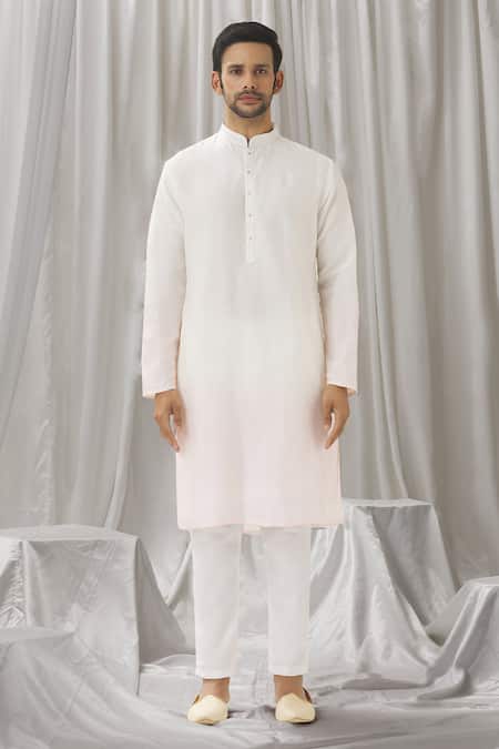 Aariyana Couture Pink Silk, Cotton, Polyester Ombre Kurta Set With Bundi And Dupatta Online at Aza Fashions Aariyana Couture_Pink Silk, Cotton, Polyester Ombre Kurta Set With Bundi And Dupatta _Online_at_Aza_Fashions