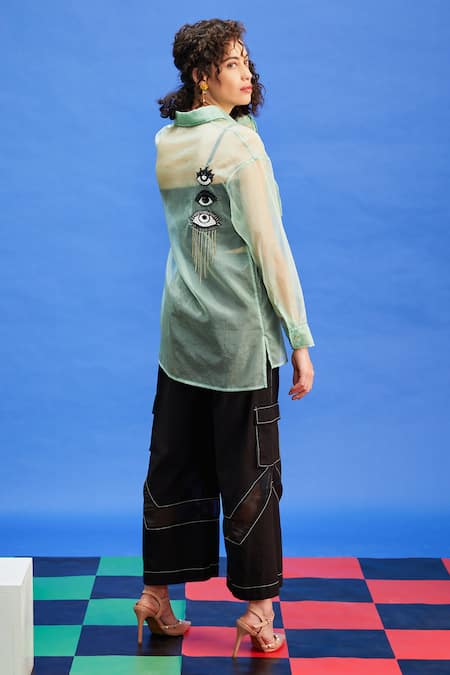 Shilpi Gupta Patchwork Panel Trouser 