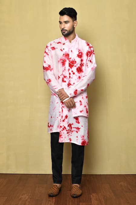 Arihant Rai Sinha Tie Dye Print Kurta Set 