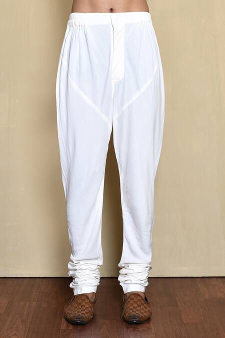 Arihant Rai Sinha_White Silk, Cotton Embroidery Sherwani With Patola Kurta Set_Online_at_Aza_Fashions