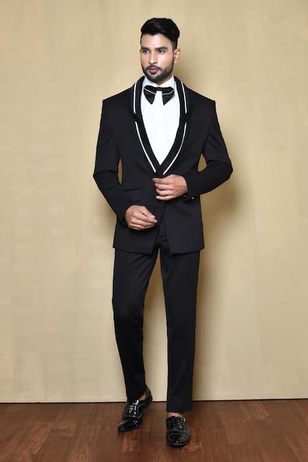 Arihant Rai Sinha Lapel Collar Suit Pant Set 