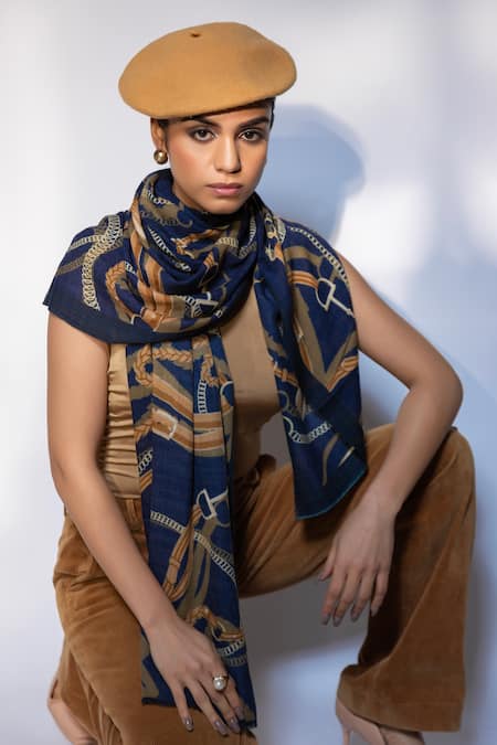 Buy_Modarta_Multi Color Ornamental Print Shawl _Online_at_Aza_Fashions