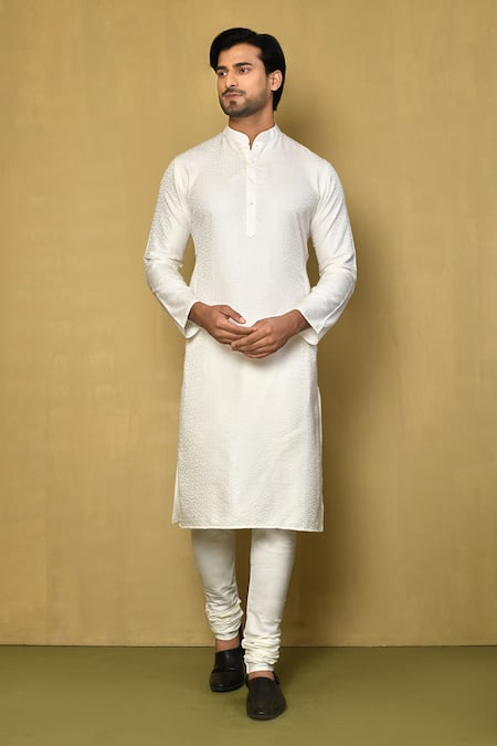 White churidar kurta outlet pajama