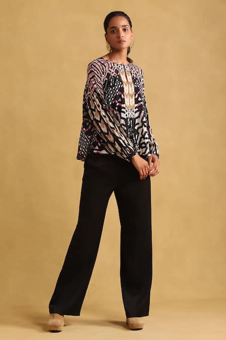 Ritu Kumar Abstract Print Short Tunic 