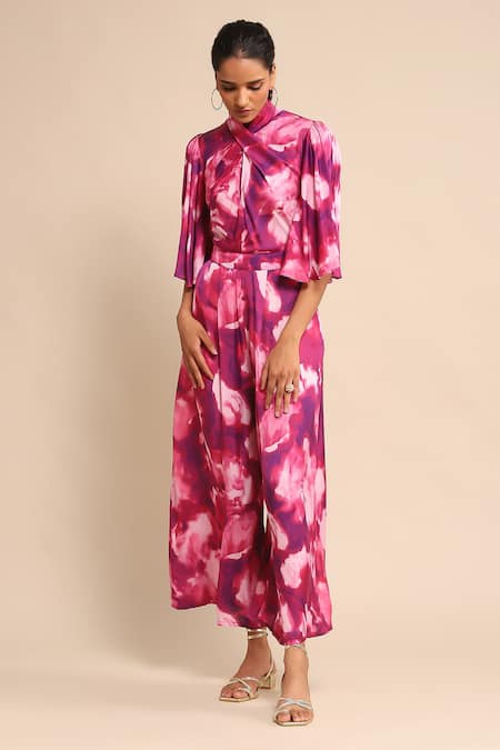 Ritu Kumar Abstract Print Jumpsuit 