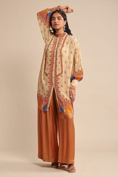 Ritu Kumar Floral Blossom Print Kurta 