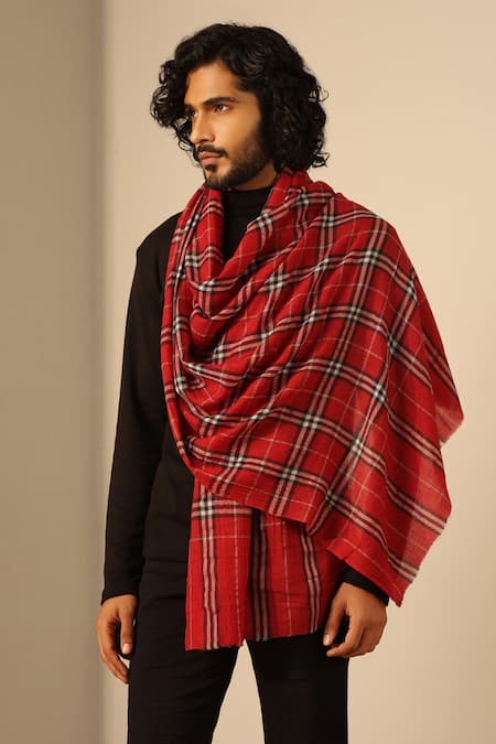 DUSALA Dhruv Cashmere Wool Woven Stole 