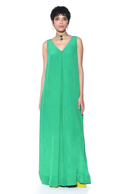 Siddhartha Bansal Asymmetric Solid Jumpsuit 