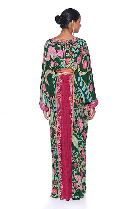 Siddhartha Bansal Mystic Fleur Print Kaftan 