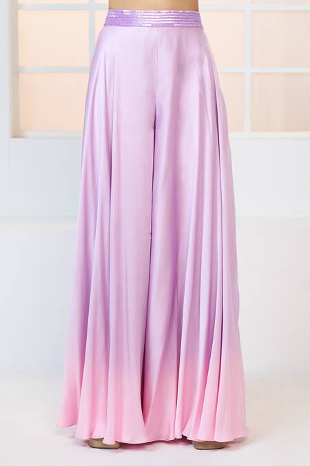 Aariyana Couture Purple Net, Modal, Satin Sequins Embroidered Corset Shaded Sharara Set Online at Aza Fashions Aariyana Couture_Purple Net, Modal, Satin Sequins Embroidered Corset Shaded Sharara Set_Online_at_Aza_Fashions